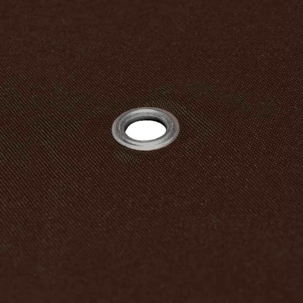 vidaXL Dobbel toppduk til paviljong 310 g/m² 3x3 m brun