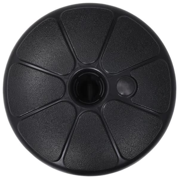 vidaXL parasolfod 15 l sand- eller vandfyld sort