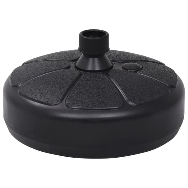 vidaXL parasolfod 15 l sand- eller vandfyld sort