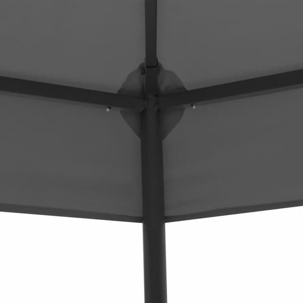 vidaXL havepavillon 323x275x265 cm antracitgrå