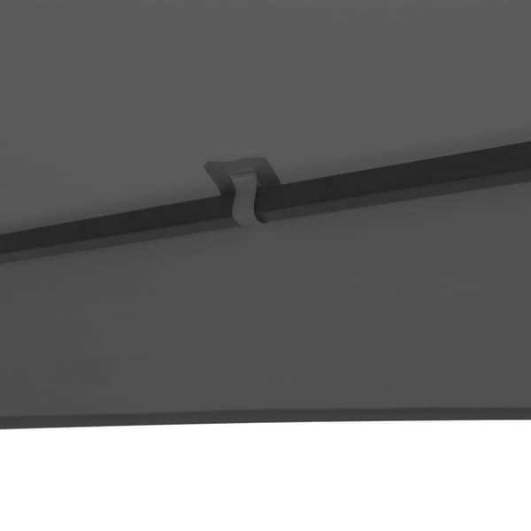 vidaXL havepavillon 323x275x265 cm antracitgrå