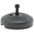 Miniatyrbilde 3 av 6: vidaXL Parasollfot sand/vann 20 L antrasitt plast rotting