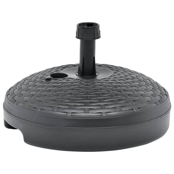 vidaXL Parasollfot sand/vann 20 L antrasitt plast rotting