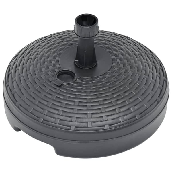 vidaXL Parasollfot sand/vann 20 L antrasitt plast rotting