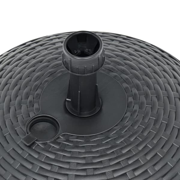 vidaXL Parasollfot sand/vann 20 L antrasitt plast rotting