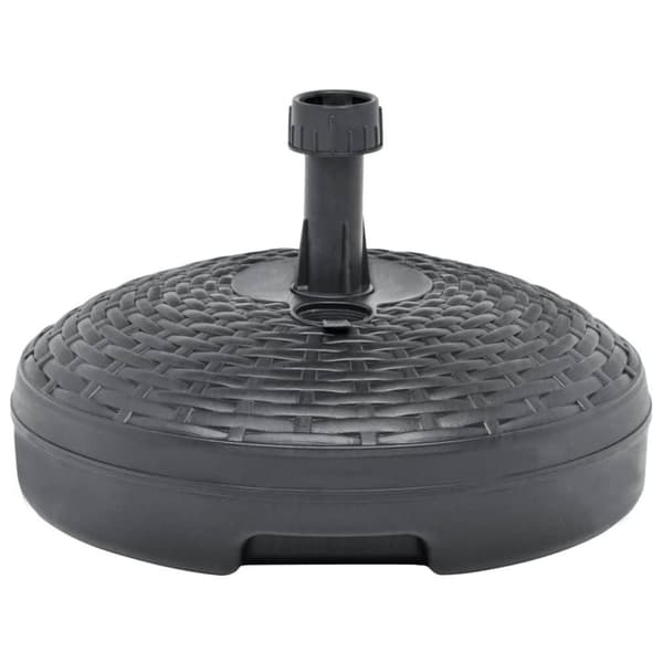 vidaXL Parasollfot sand/vann 20 L antrasitt plast rotting