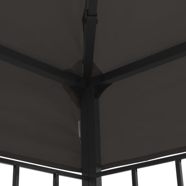 vidaXL Paviljong 3x4 m antrasitt