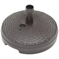 Miniatyrbillede 4 af 6: vidaXL parasolfod 20 l sand- eller vandfyldt plastik rattanlook brun