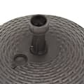 Miniatyrbillede 5 af 6: vidaXL parasolfod 20 l sand- eller vandfyldt plastik rattanlook brun