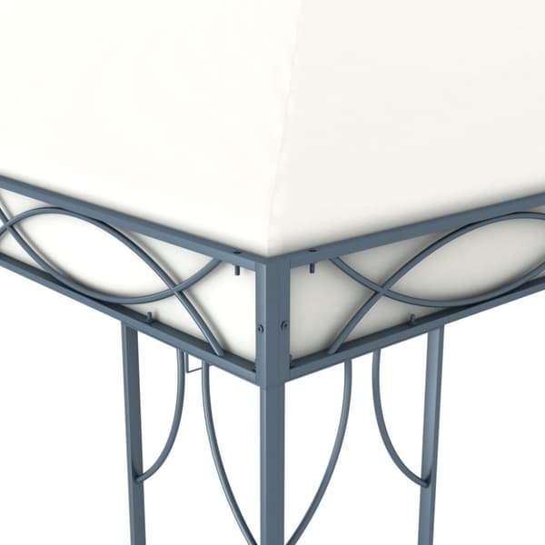 vidaXL pavillon 300 x 300 cm cremefarvet