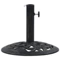 Miniatyrbillede 3 af 8: vidaXL parasolfod 9 kg 40 cm støbejern sort og bronze
