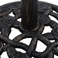 Miniatyrbillede 6 af 8: vidaXL parasolfod 9 kg 40 cm støbejern sort og bronze