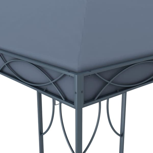 vidaXL pavillon 300 x 300 cm antracitgrå