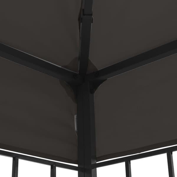 vidaXL Paviljong 3x6 m antrasitt