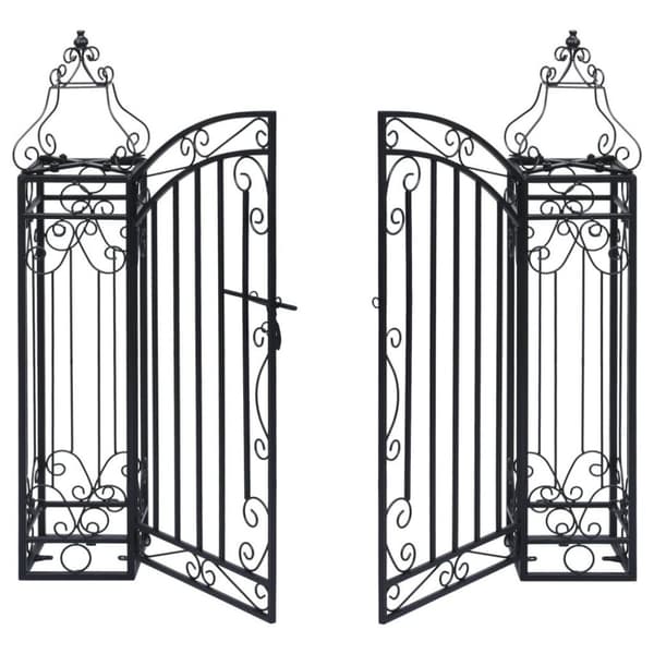 vidaXL Dekorativ hageport smijern 122x20,5x100 cm