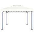 Miniatyrbillede 3 af 5: vidaXL pavillon 400x300 cm aluminium cremefarvet