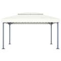 Miniatyrbillede 2 af 5: vidaXL pavillon 400x300 cm aluminium cremefarvet