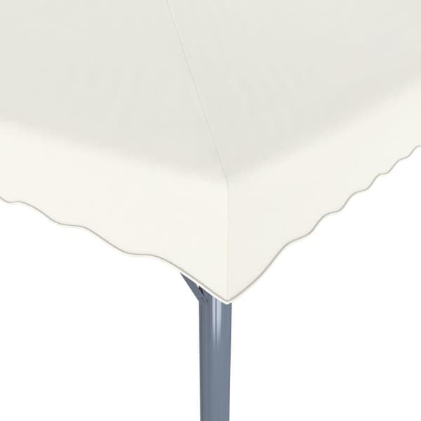 vidaXL pavillon 300x300 cm aluminium cremefarvet