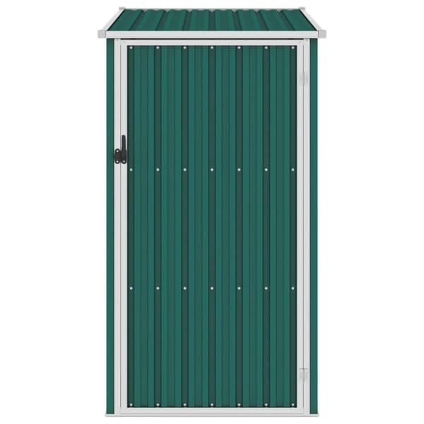 vidaXL haveskur 87x98x159 cm galvaniseret stål grøn