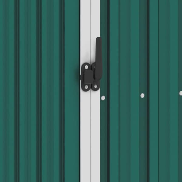 vidaXL haveskur 87x98x159 cm galvaniseret stål grøn