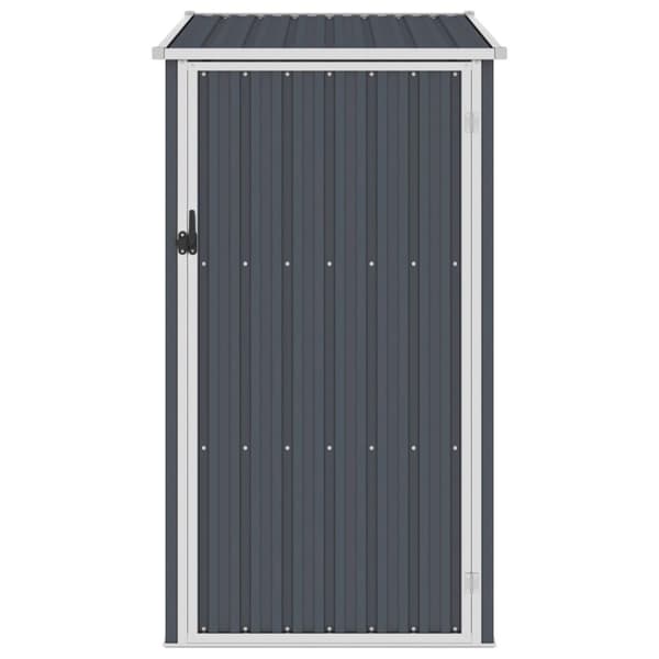 vidaXL Trädgårdsskjul antracit 87x98x159 cm galvaniserat stål