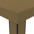 Miniatyrbild 4 av 6: vidaXL Paviljong dubbla tak 3x6 m taupe 180 g/m²
