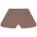 Pikkukuva 4 / 8: vidaXL Vaihtokatos puutarhakeinuun ruskea 150/130x105/70 cm