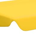 Pikkukuva 5 / 8: vidaXL Vaihtokatos puutarhakeinuun keltainen 150/130x105/70 cm