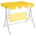 Pikkukuva 7 / 8: vidaXL Vaihtokatos puutarhakeinuun keltainen 150/130x105/70 cm