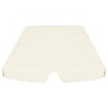 Miniatyrbillede 4 af 8: vidaXL baldakin til havegynge 150/130x105/70 cm cremefarvet