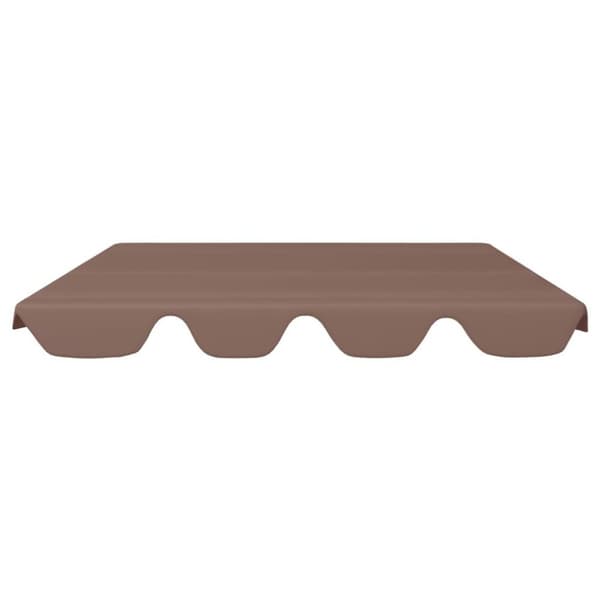 vidaXL Reservtak för hammock brun 188/168x145/110 cm