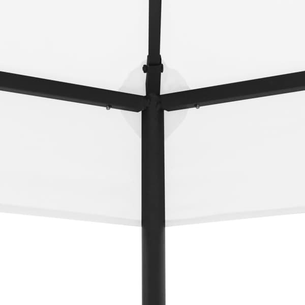 vidaXL havepavillon 323x275x265 cm 180 g/m² hvid
