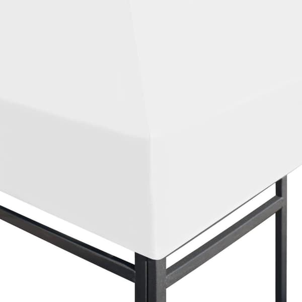 vidaXL Huvimajan katto 270 g /m² 3x3 m valkoinen
