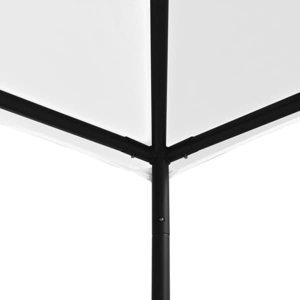 vidaXL havepavillon 4x4x3 m 180 g/m² hvid