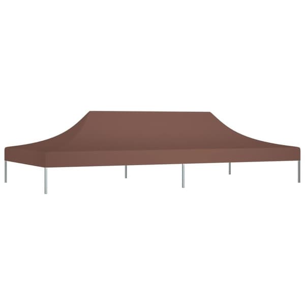 vidaXL tag til festtelt 6x3 m 270 g/m² brun