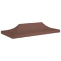 Miniatyrbillede 1 af 6: vidaXL tag til festtelt 6x3 m 270 g/m² brun