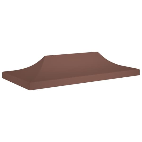 vidaXL tag til festtelt 6x3 m 270 g/m² brun