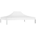 Miniatyrbillede 2 af 7: vidaXL tag til festtelt 4,5x3 m 270 g/m² hvid
