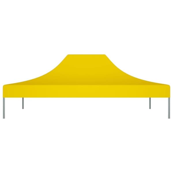 vidaXL tag til festtelt 4,5x3 m 270 g/m² gul