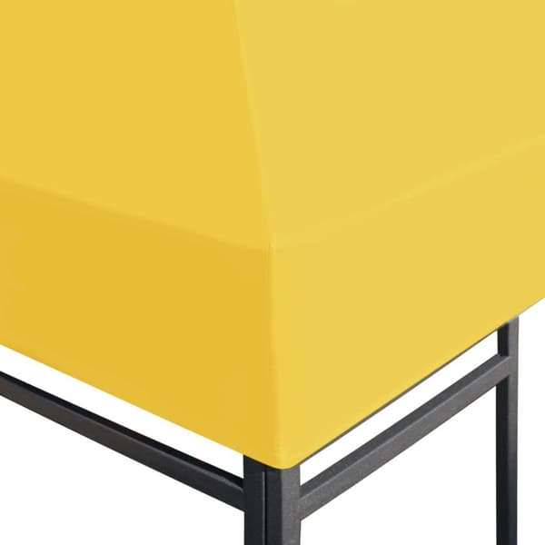 vidaXL Huvimajan katto 270 g /m² 3x3 m keltainen