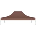 Miniatyrbilde 3 av 6: vidaXL Teltduk for festtelt 4,5x3 m brun 270 g/m²