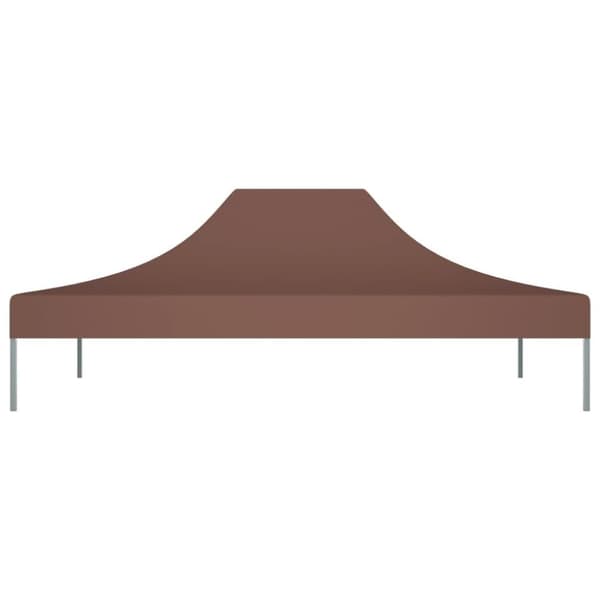 vidaXL Teltduk for festtelt 4,5x3 m brun 270 g/m²