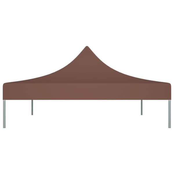 vidaXL Teltduk for festtelt 4,5x3 m brun 270 g/m²