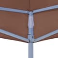 Miniatyrbilde 5 av 6: vidaXL Teltduk for festtelt 4,5x3 m brun 270 g/m²