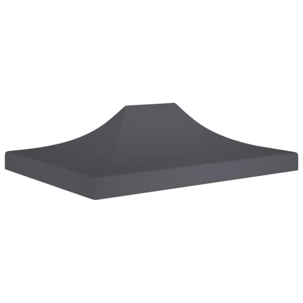 vidaXL Tak till partytält 4,5x3 m antracit 270 g/m²