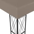Miniatyrbillede 4 af 6: vidaXL pavillon 6x3 m stof gråbrun