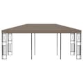 Miniatyrbillede 2 af 6: vidaXL pavillon 6x3 m stof gråbrun