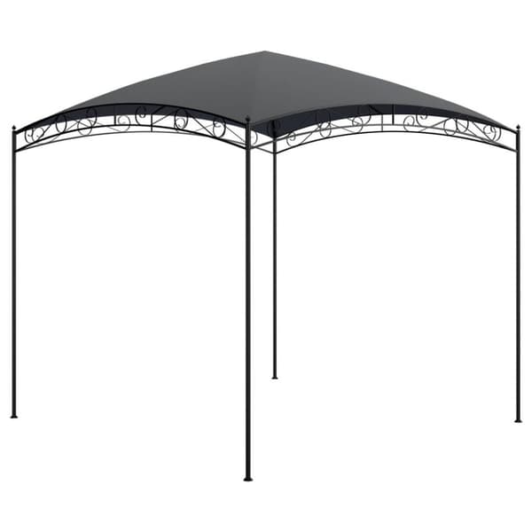 vidaXL havepavillon 3x3x2,65 m 180 g/m² antracitgrå