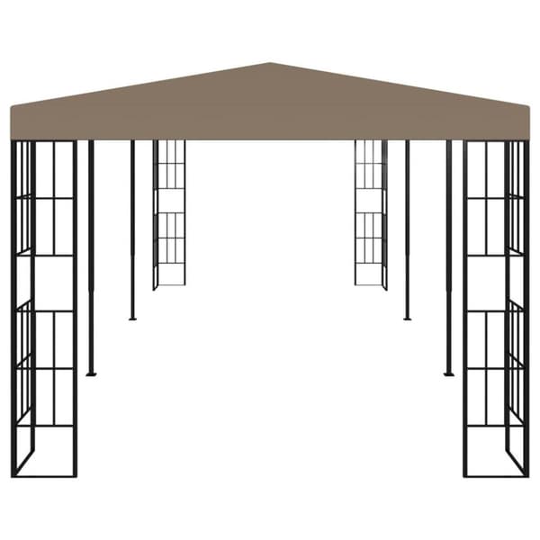 vidaXL Huvimaja 6x3 m harmaanruskea