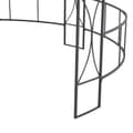 Miniatyrbilde 4 av 6: vidaXL Paviljong 300x290 cm gråbrun rund